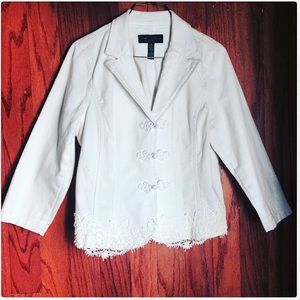 White blazer